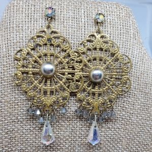 Handcrafted BOHO post earrings